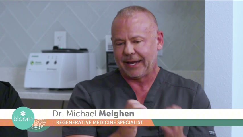Dr. Michael Meighen interviewed in the treatment room on WFLA