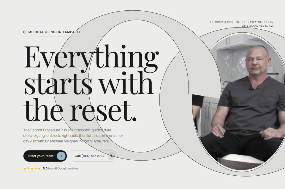 B The Loop hero at desktop width